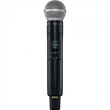 辽宁Shure SLXD2/SM58 舒尔无线手持话筒发射机 数字无线话筒麦克风