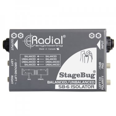 辽宁Radial,SB-6,线路电平信号隔离变压器DI直插盒,立体声隔离器,DI盒,无源隔离变压器,