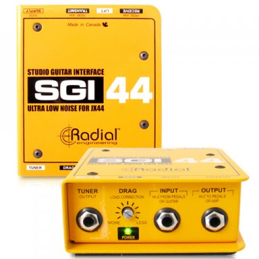 辽宁Radial,SGI 44,现场吉他远程传输DI直插盒,吉他信号扩展器,录音室吉他接口,吉他D