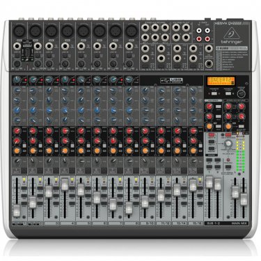 辽宁百灵达 Behringer QX2222USB 模拟调音台 USB声卡调音台 直播K歌调音台