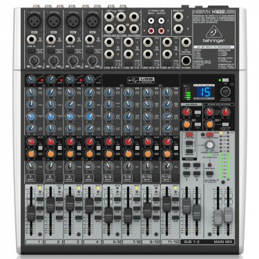 辽宁百灵达 Behringer X1622USB 模拟调音台 USB声卡调音台 直播K歌调音台