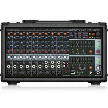 辽宁百灵达 Behringer PMP2000D 有源调音台 带功放调音台 模拟调音台 带效果调音台 会议