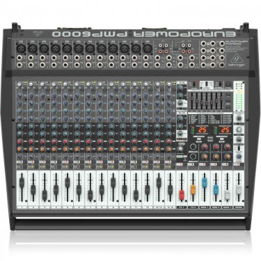 辽宁百灵达 Behringer PMP6000 有源调音台 带功放调音台 模拟调音台 带效果调音台 会议