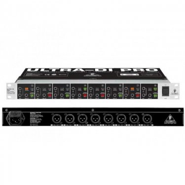 辽宁百灵达 Behringer DI800 V2 八路DI盒 线路型号DI盒 非平衡信号转平衡信号 多功能ID盒