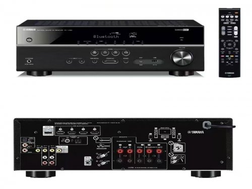雅马哈YAMAHA RX-V385 收音扩音机 5.1家庭影院功放