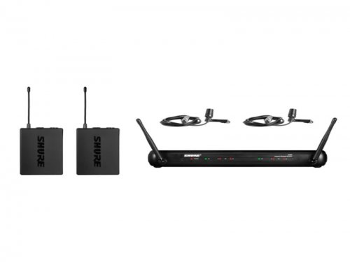 辽宁Shure 舒尔 SVX188/CVL 双领夹式话筒系统 胸麦 一拖二无线话筒