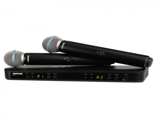 辽宁Shure麦克风 舒尔麦克风 BLX288/B58 一拖二手持无线麦克风 