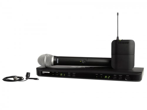 辽宁Shure 舒尔 BLX1288/CVL 无线麦克风  BLX1288/CVL 双通道无线领夹+手持话筒系统